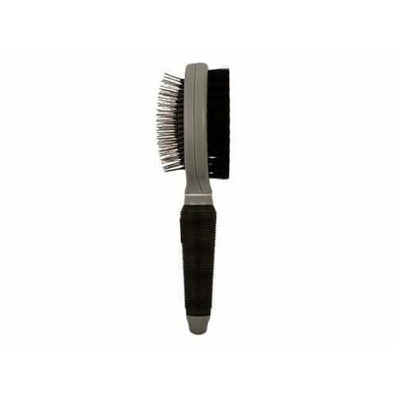 2-In-1 Grooming Brush Large black/grey