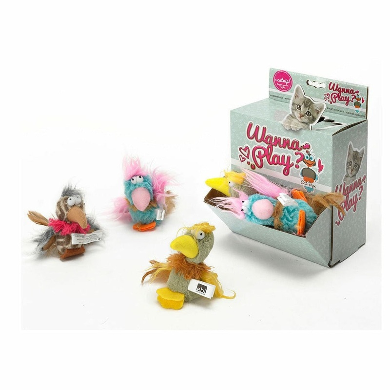 Wanna Play Crazy Bird Catnip 11x7cm
