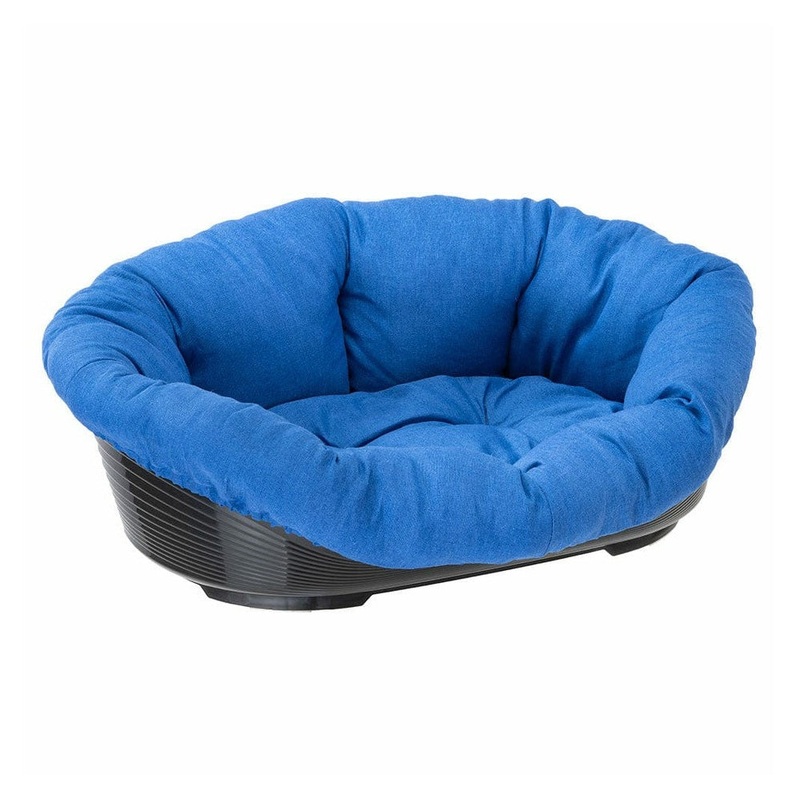 "Denim Pet Sofa-Padded Cotton Bed (52x39x21cm)