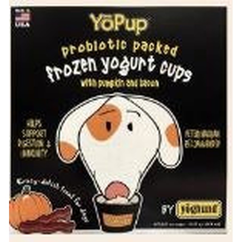 Yoghund All Natural Pumpkin Bacon Frozen Yogurt Cups 4pk