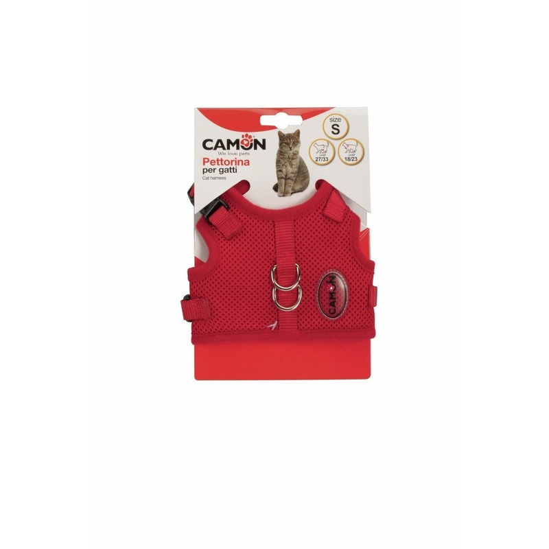 Adjustable Cat Harness, Mesh, Red, 310~380Mm /  410~480Mm, Lg