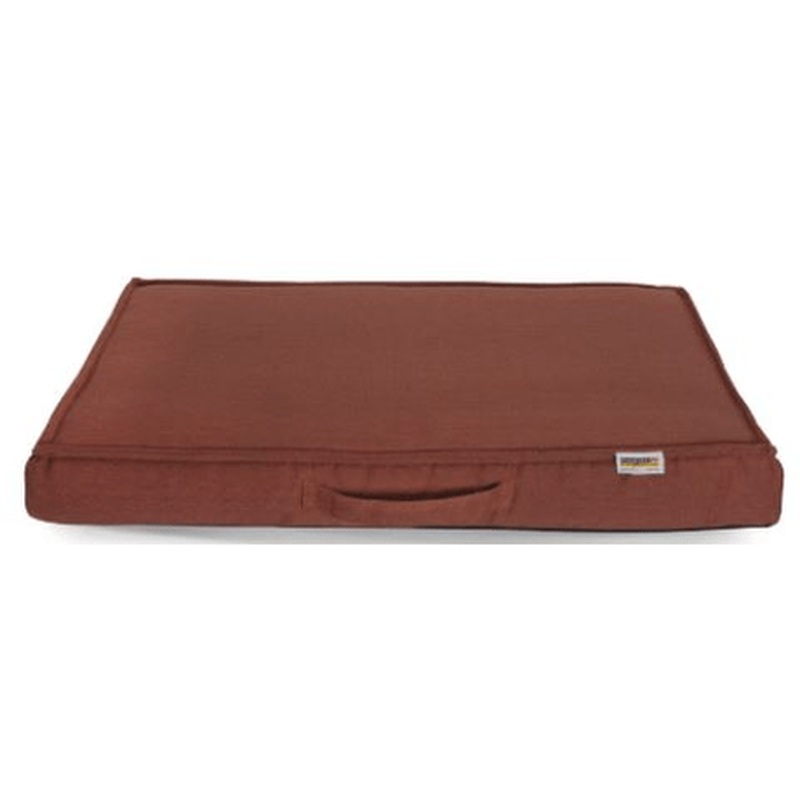 ALBA Cushion with removable cover Bordeaux Canvas 80x60x10 cm