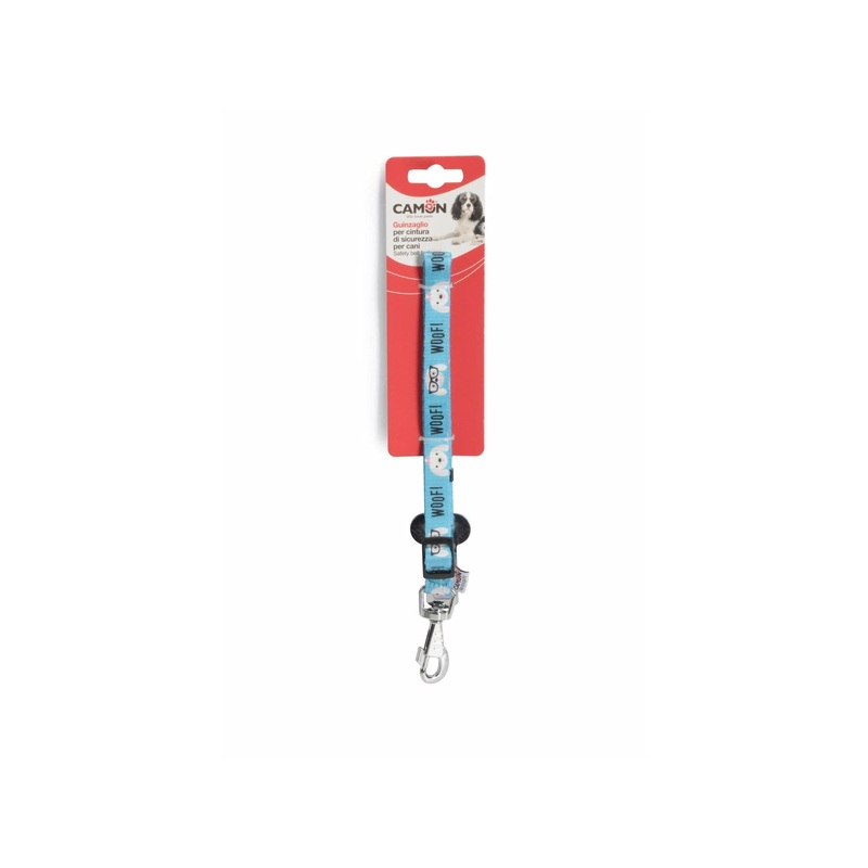 Adjust. safety leash in printed polyester
