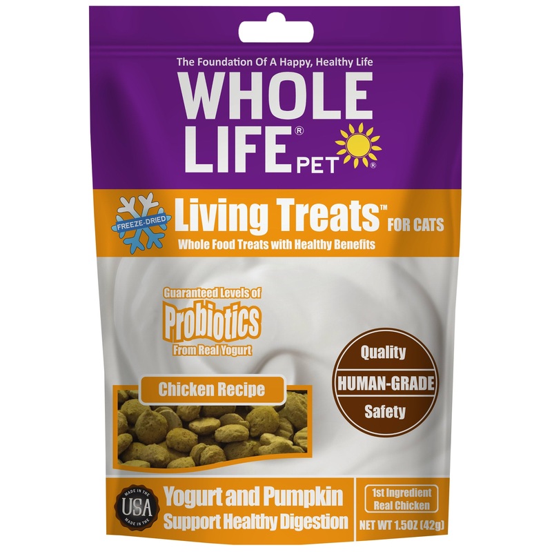 Whole Life Pet Living Treats Chicken Recipe Cat Treats 1.5oz