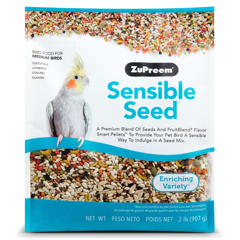 ZuPreem Sensible Seed Bird Food for Medium Birds 2lb