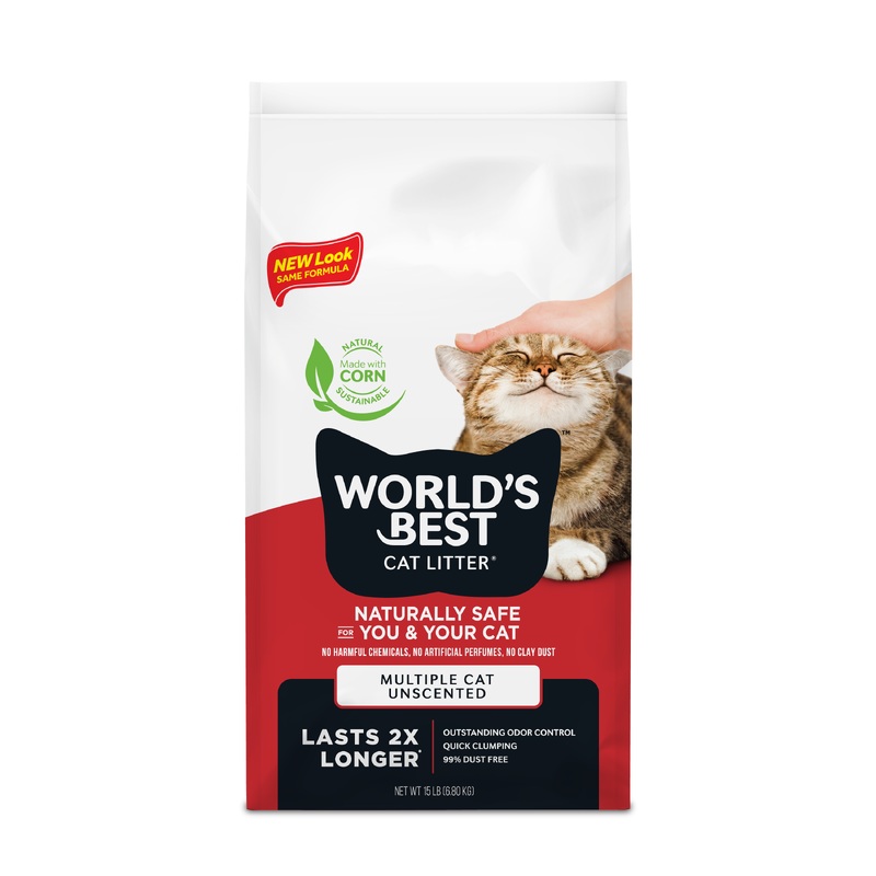 World's Best Cat Litter Multiple Cat Formula, 15lb Bag