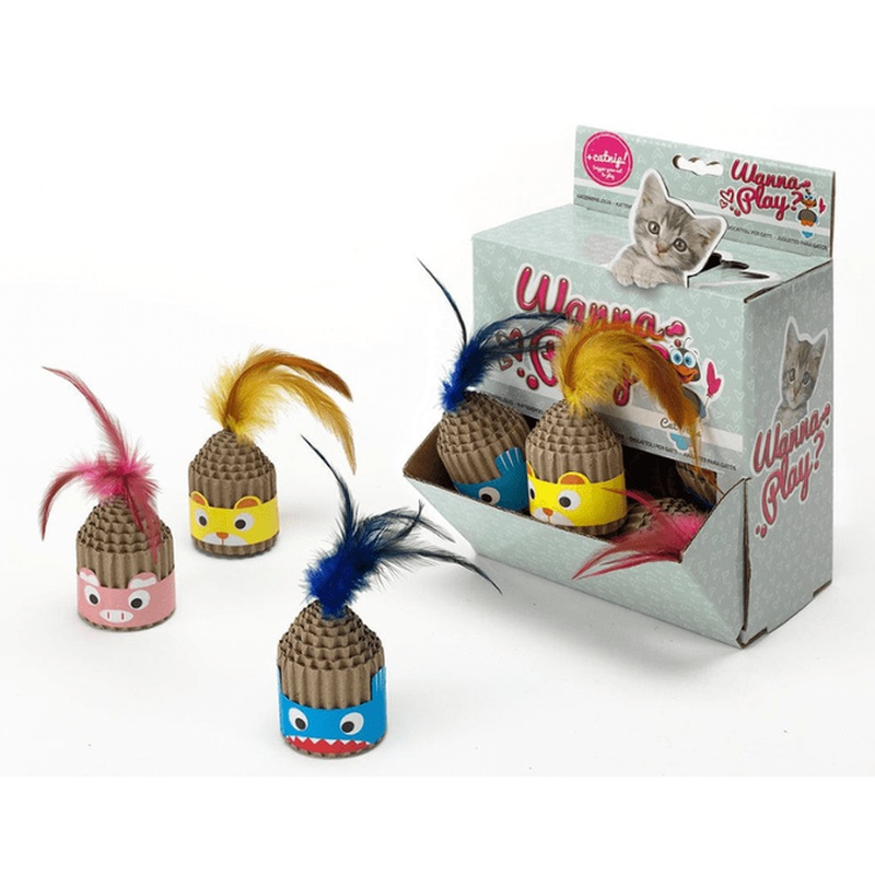 Wanna Play Paper Face Catnip 19x5CM