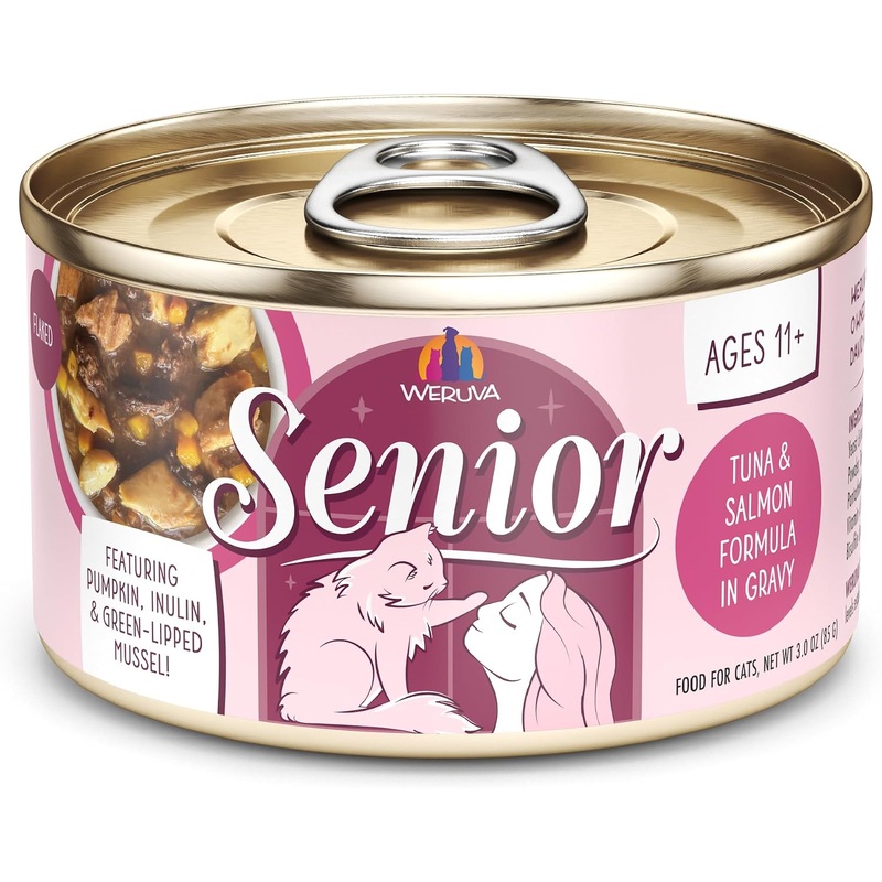 Weruva Senior Tuna & Salmon Formula in Gravy Cat Food 3 oz