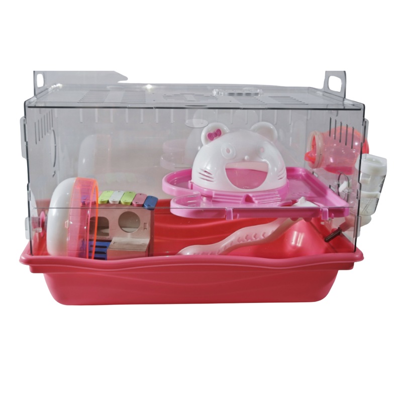 Acrylic large rabbit cage 45*30*33