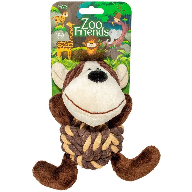 Zoo friends Morris monkey ball 17x16x10cm brown