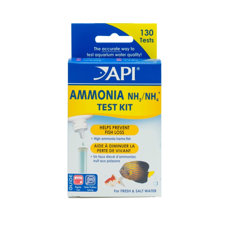 API Ammonia Test Kit  Freshwater And Saltwater Aquarium Water Test Kit  1-Count