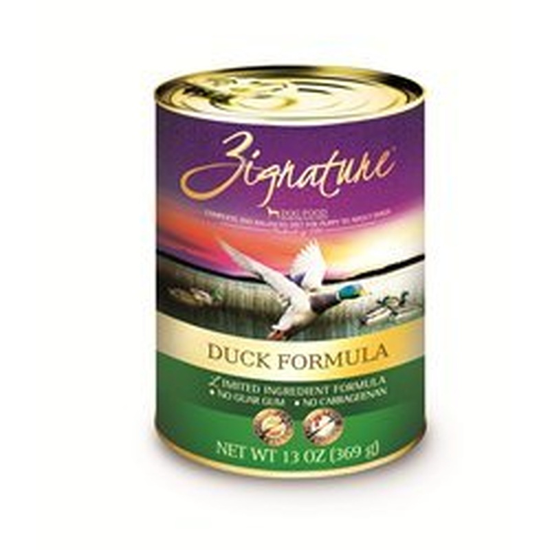 Zignature Grain-Free Duck Canned Dog Food 13oz
