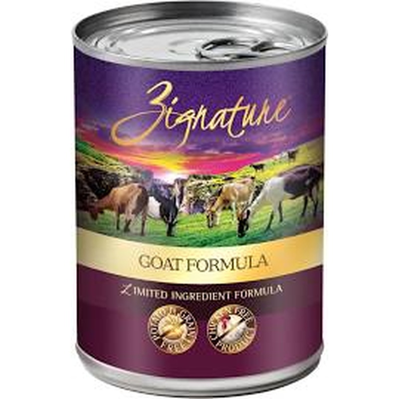 Zignature Limited Ingredient Diet Grain Free Goat Recipe Canned Dog Food 13-oz