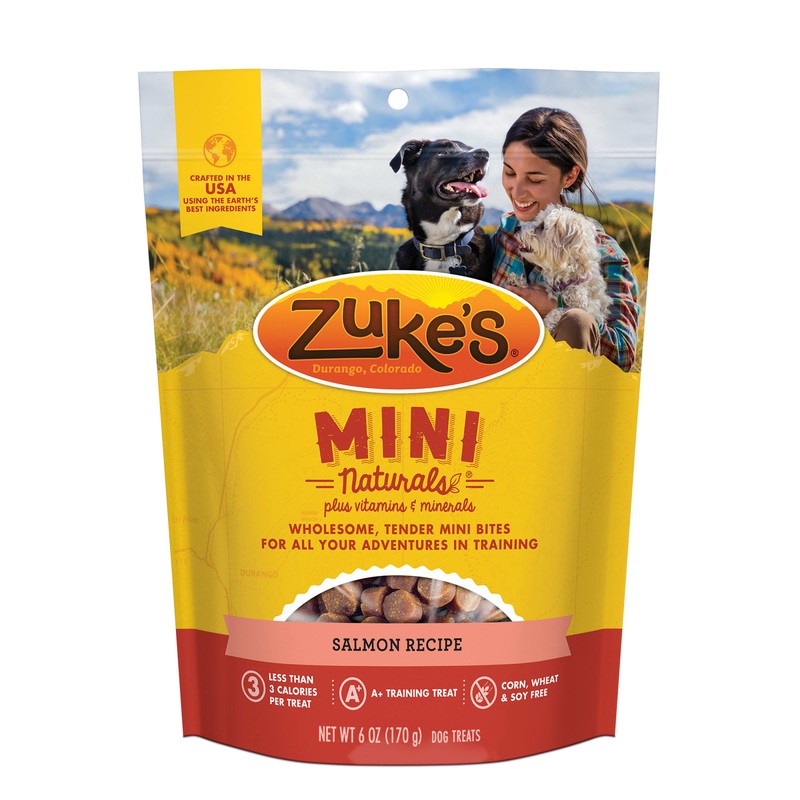 Zuke's Mini Naturals Salmon Dog Treats  6 Oz