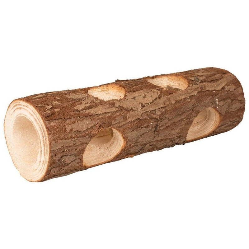 Wooden Tree Trunk Small Animal Toy