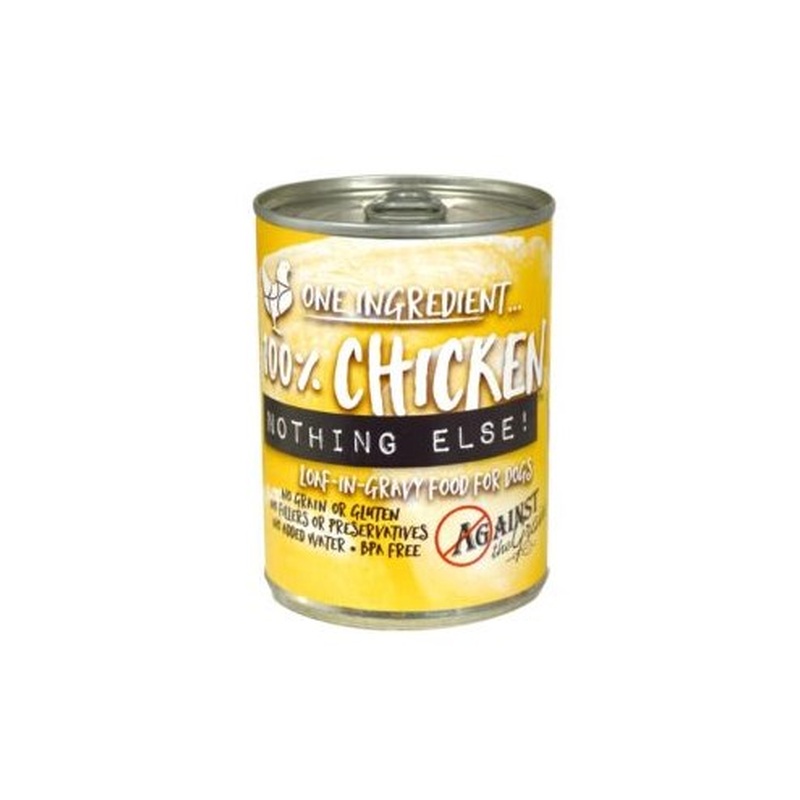 Against the Grain Nothing Else One Ingredient Chicken Dog Food 11 oz can