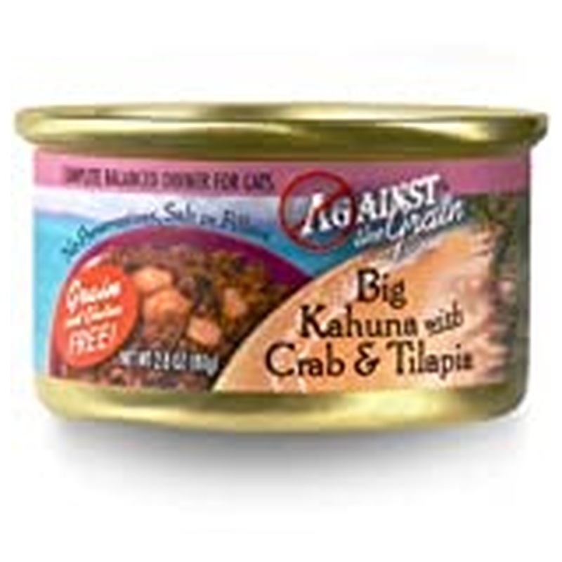 Against the Grain Big Kahuna Crab Tilapia Wet Cat Food 2.8oz