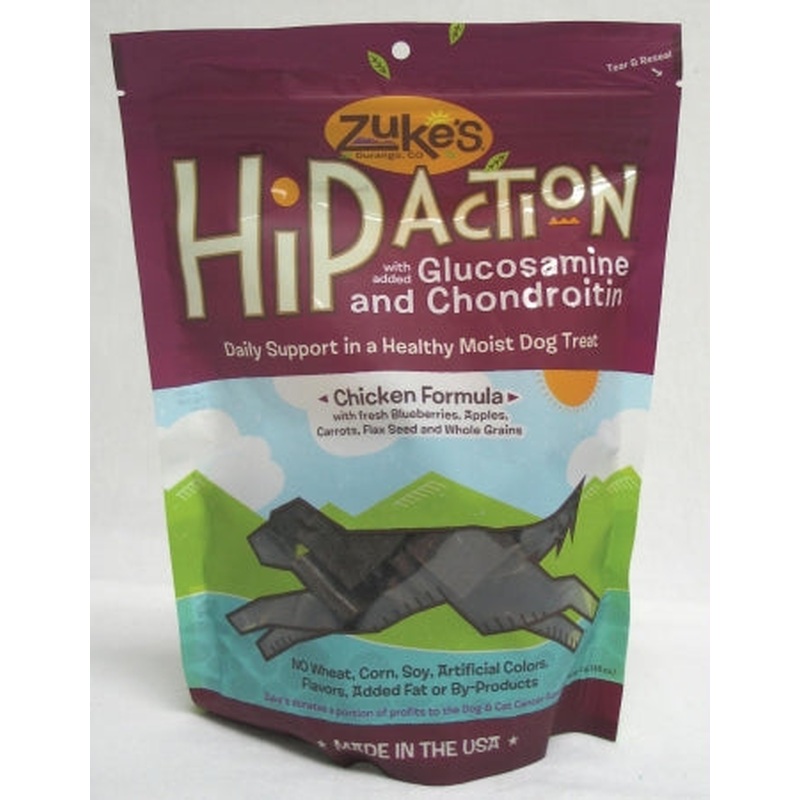 Zuke's Hip Action Roasted Chicken Dog Treats  16 Oz