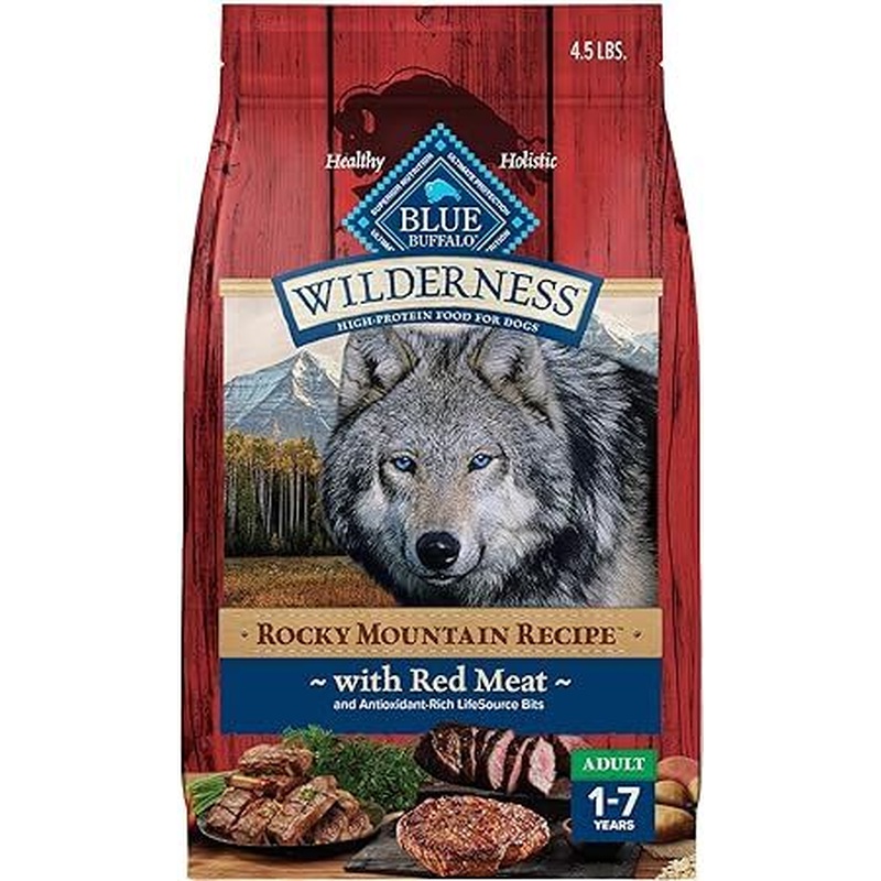 Wilderness Rocky Mountain Recipe with Red Meat Adult Dry Dog Food - 4.5 Lb