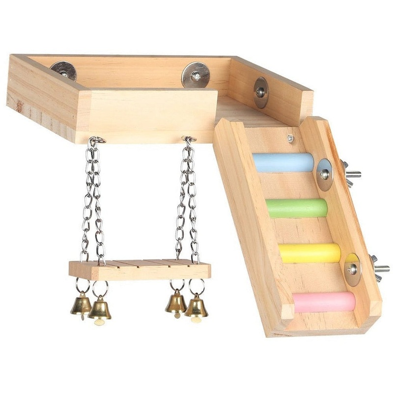 Wooden Playing Platform 26X20X17,5 Multicolour
