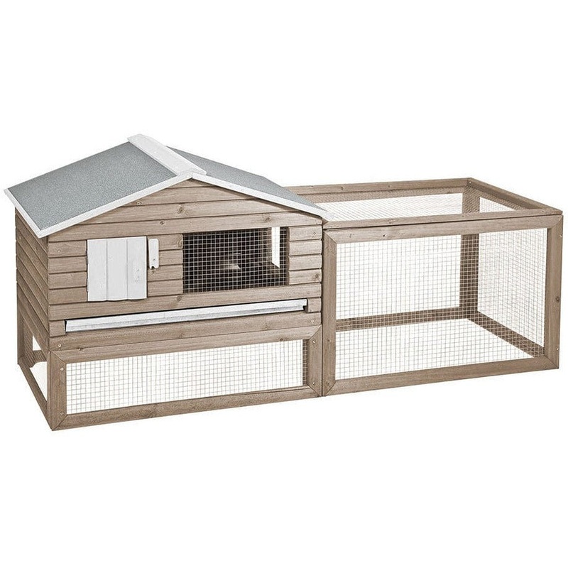 Woodland Rabbit Hutch Snoozer Cottage 161X60X73Cm