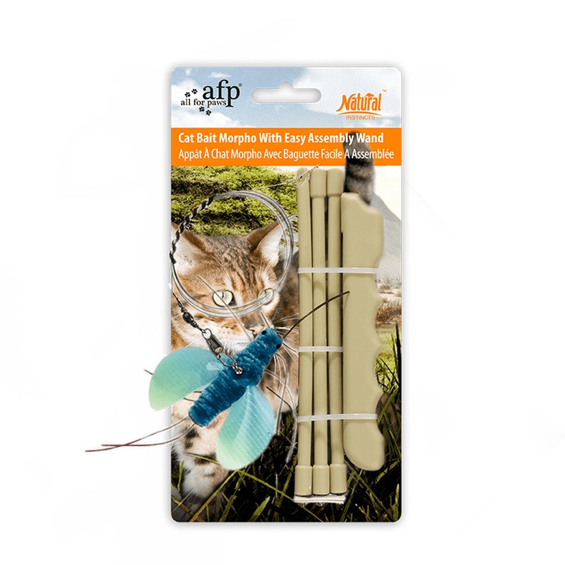 AFP Natural Instinct- Cat Bait Morpho With Easy Assembly Wand