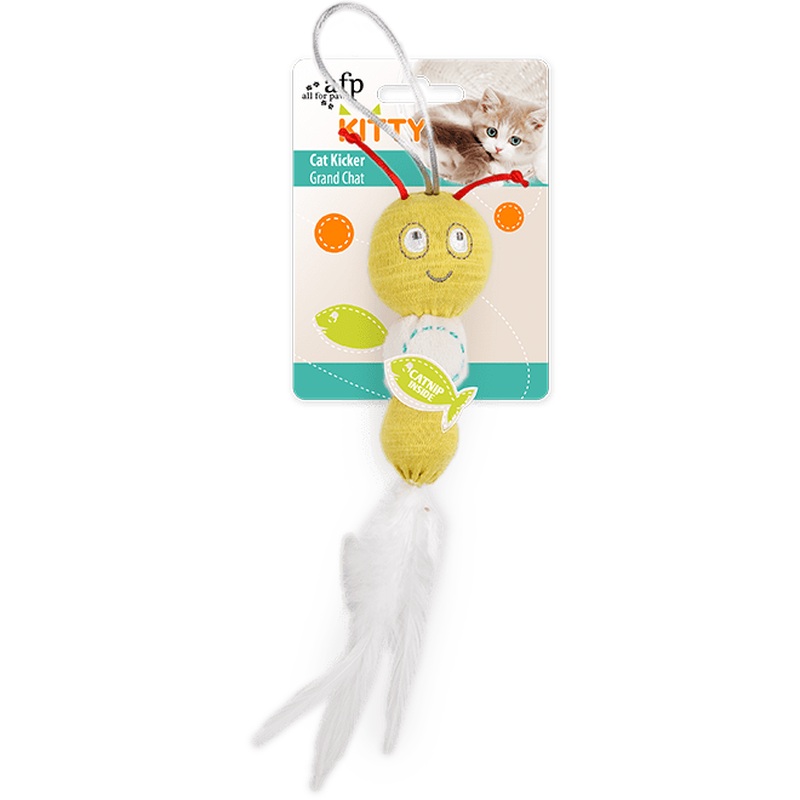 AFP Kitty-Feather Caterpillar - Yellow