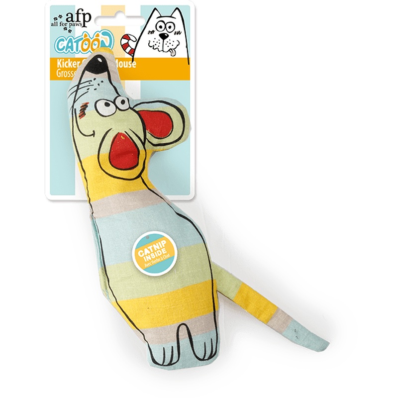 AFP Catoon-Kicker Curious Mouse - Blue