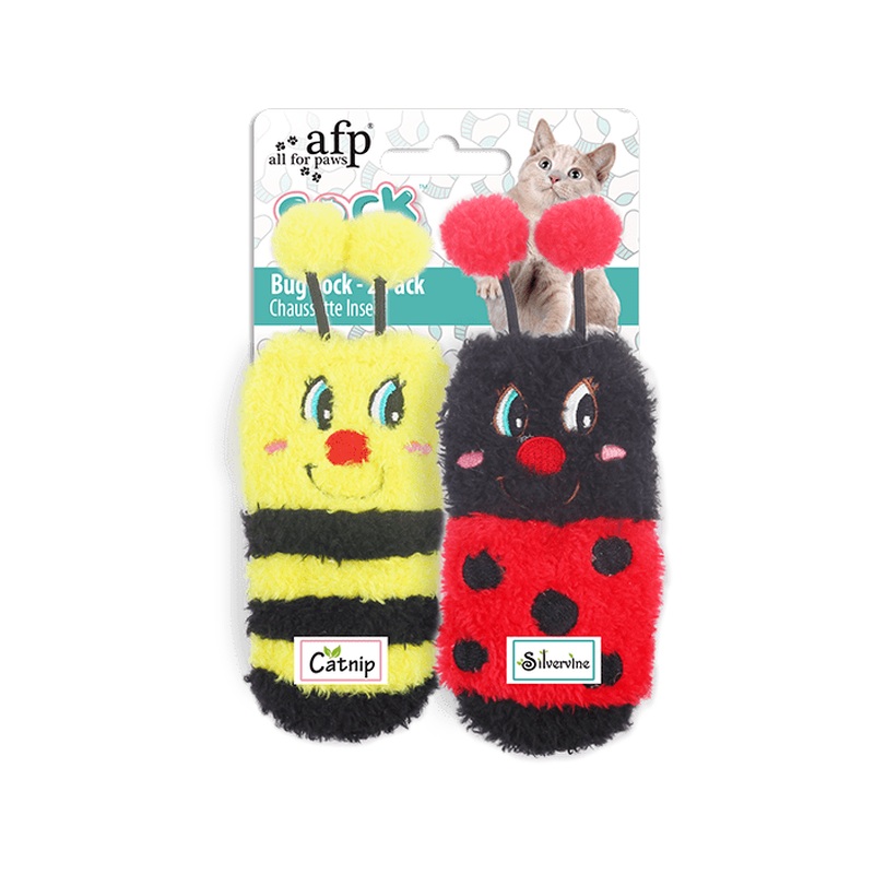 AFP Cat Socks-Bug Sock - 2 Pack
