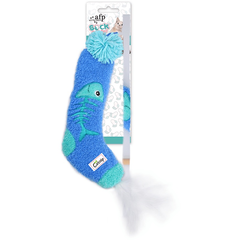 AFP Cat Socks-Sock Wand Fish