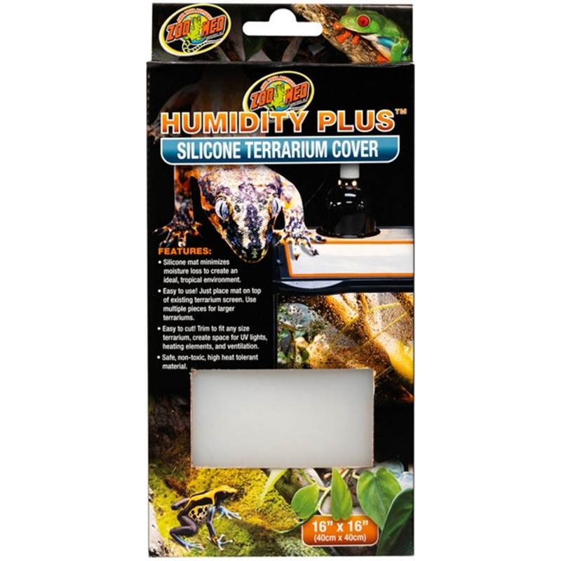 Zoo Med Humidity Plus Silicone Terrarium Cover 16 In x 16 In