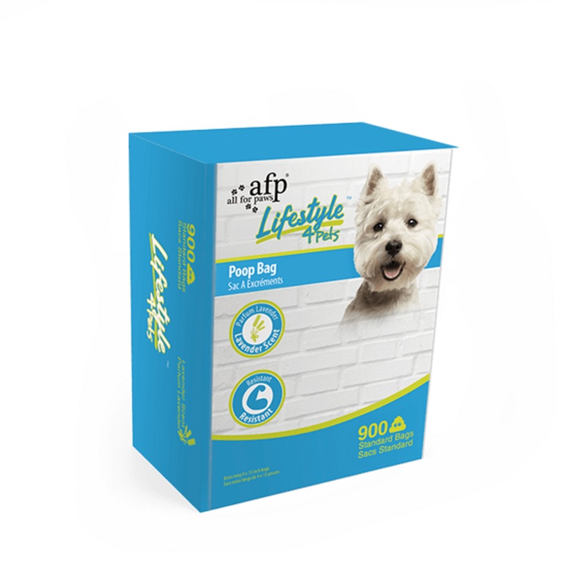 AFP Lifestyle 4 Pet-Poop Bag 15 Bags, 60 rolls/ dispenser box
