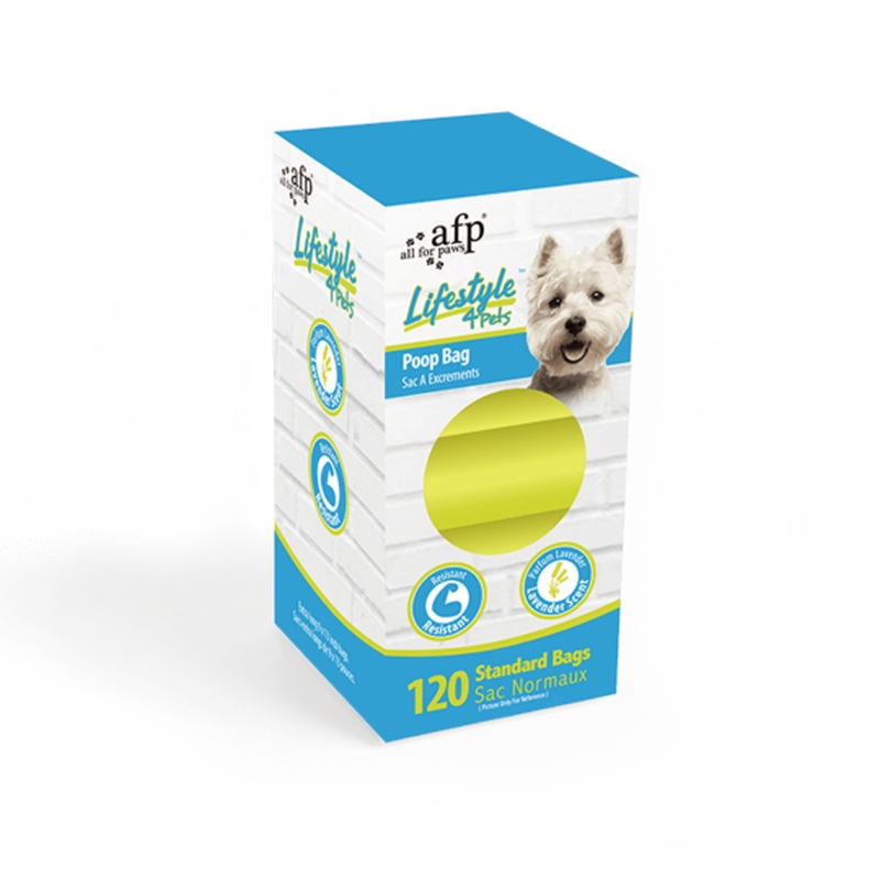 AFP Lifestyle 4 Pet-Poop Bag 15 Bags/Roll, 8 rolls