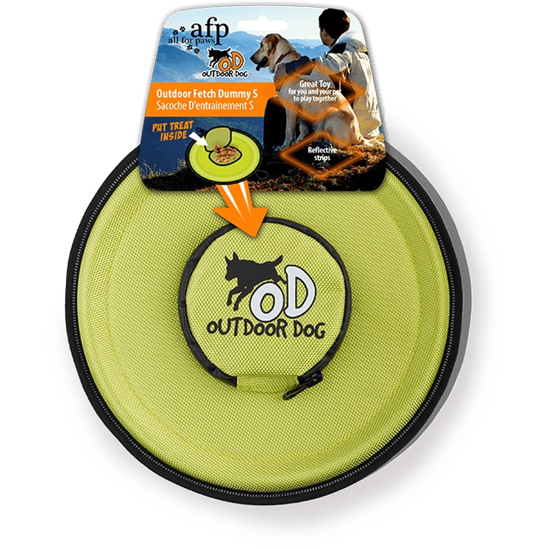 AFP Outdoor Fetch flying disc - Orange & Green
