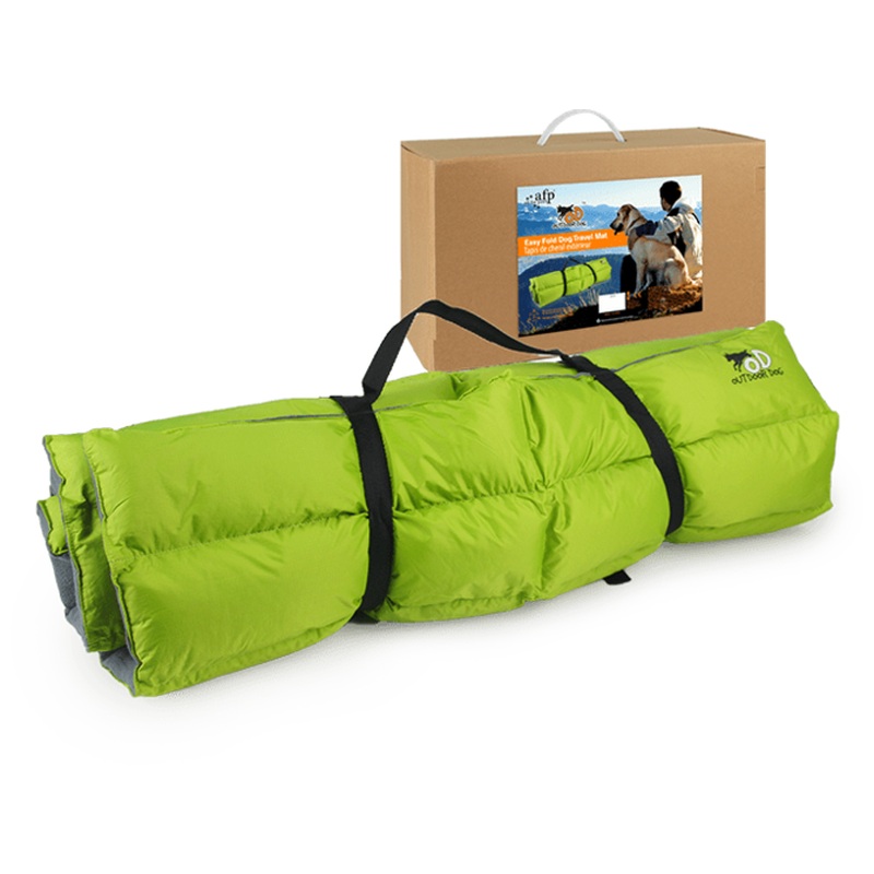 AFP Outdoor - Easy Fold Dog Travel Mat Green