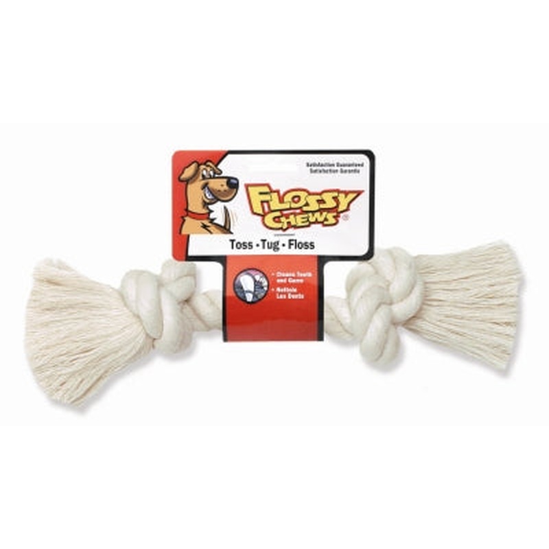 Animal Supply Company MM10004 Flossy Chew White Bone