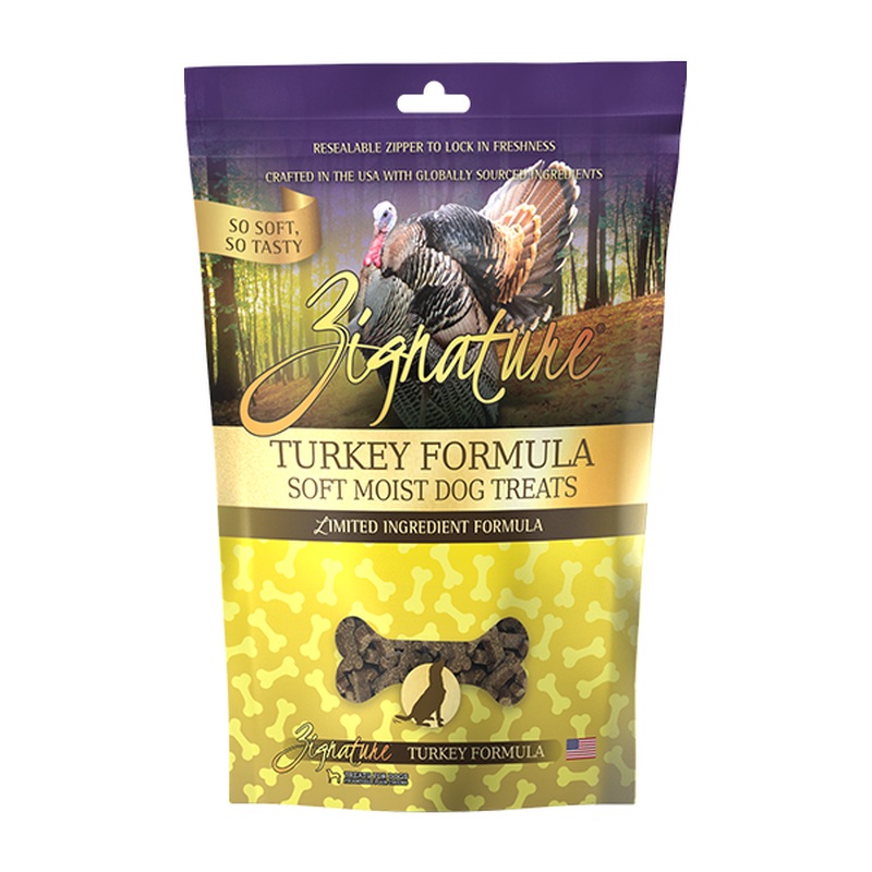 Zignature 4oz Soft Treats Turkey