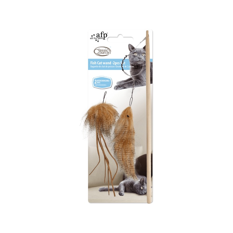 Afb Classic Comfort - Fish Cat Wand -2Pcs Set