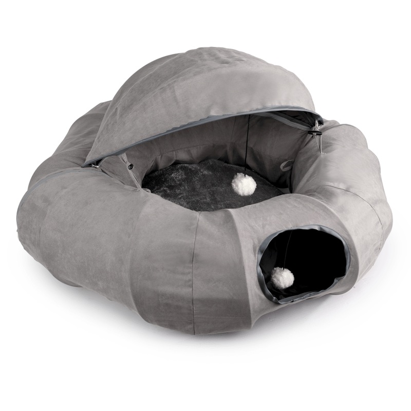 Afb Lamb Cat - Donut Cat Tunnel - Grey