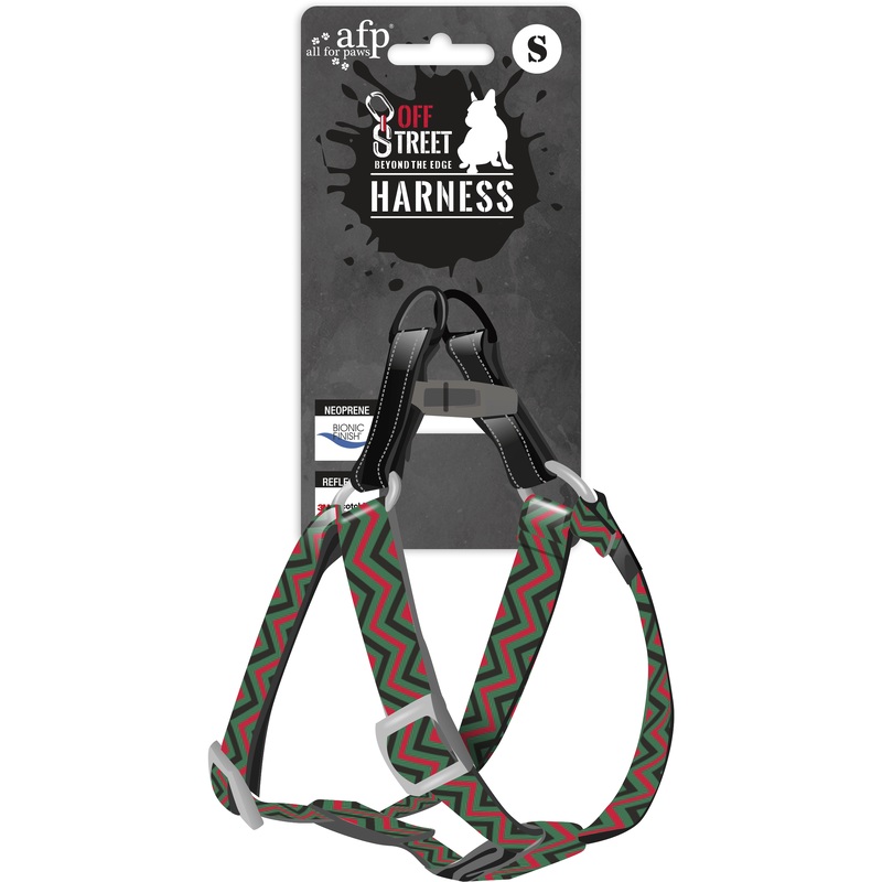 AFB Dog  Step-in Harness - Chevron
