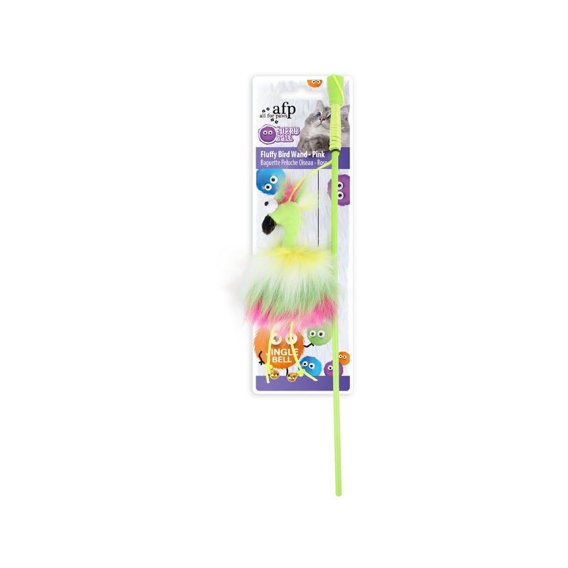 AFB Furry Ball - Fluffy Bird Wand