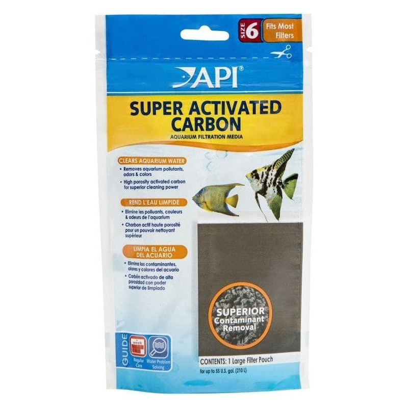 Api Super Activated Carbon Pouch, Size 6