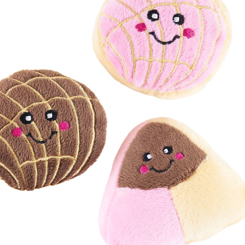 ZippyPaws Miniz 3 Pack - Pan Dulce
