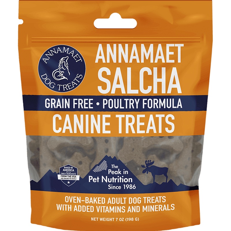 Annamaet Grain Free Salcha Poultry Formula Dog Treats 7oz