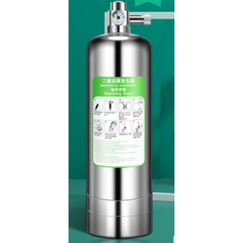 Aluminum Alloy Carbon Dioxide Stainless Steel Bottle 2L