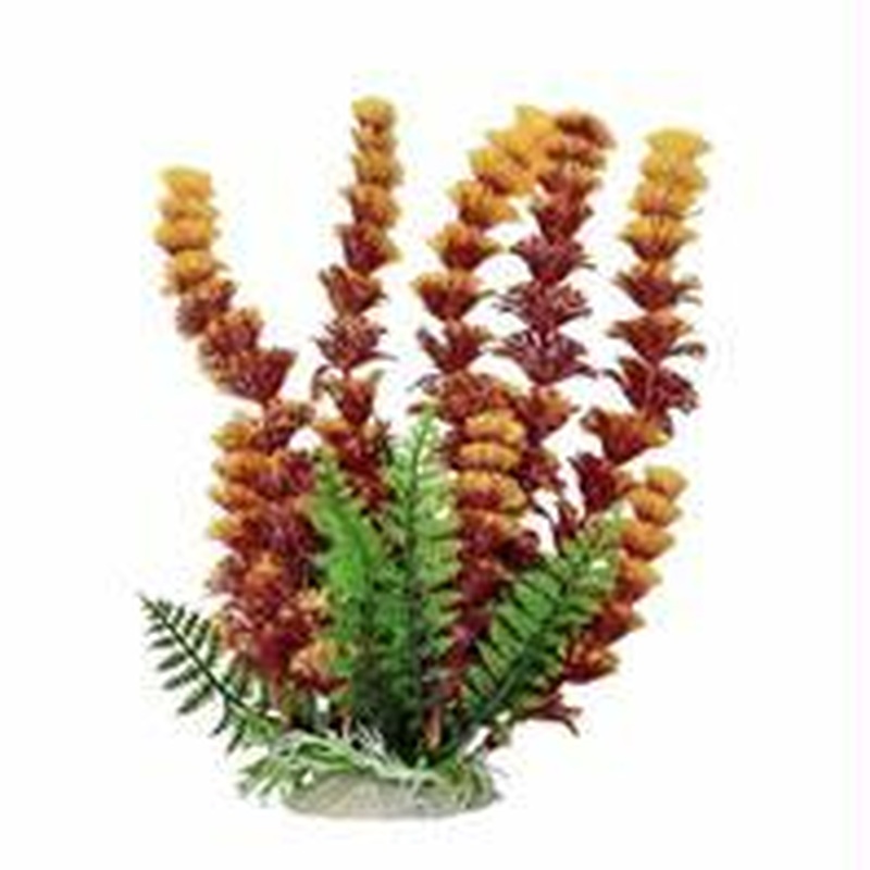 AQUATOP PD-BH42 9 Inch Fire Cabomba-like Aquarium Plant with Weighted Base