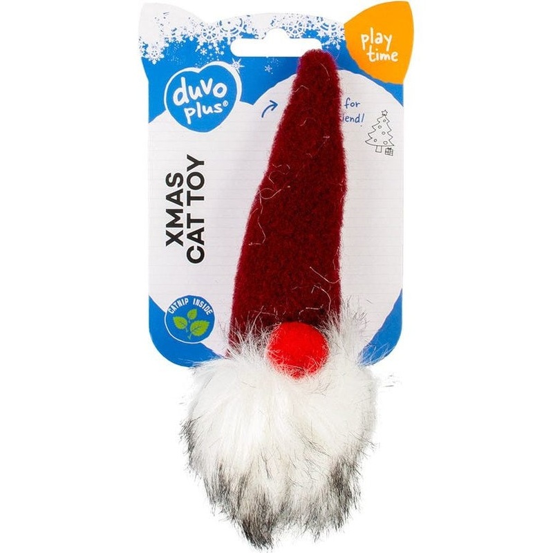 Xmas Crackle leprechaun 5x5,5x18cm red