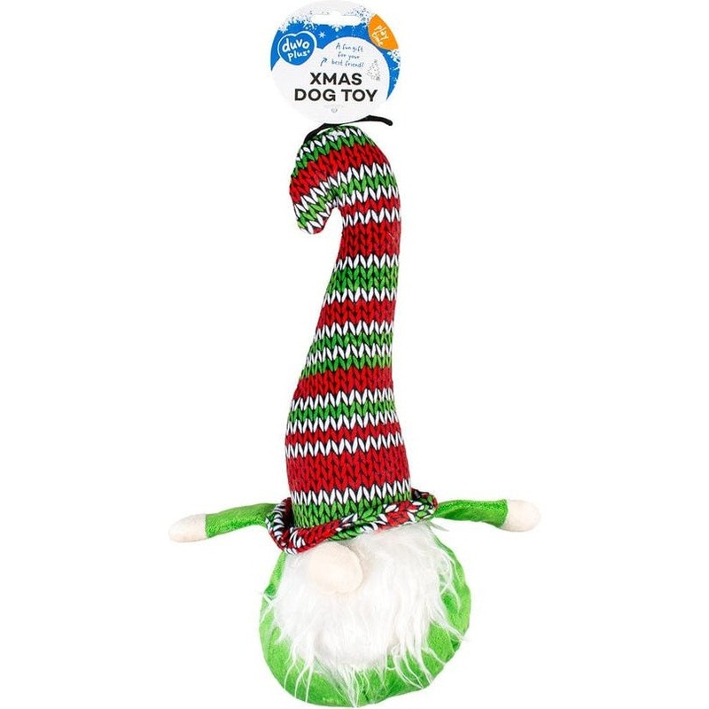 Xmas Plush green elf 20x33,5x8cm Multicolour