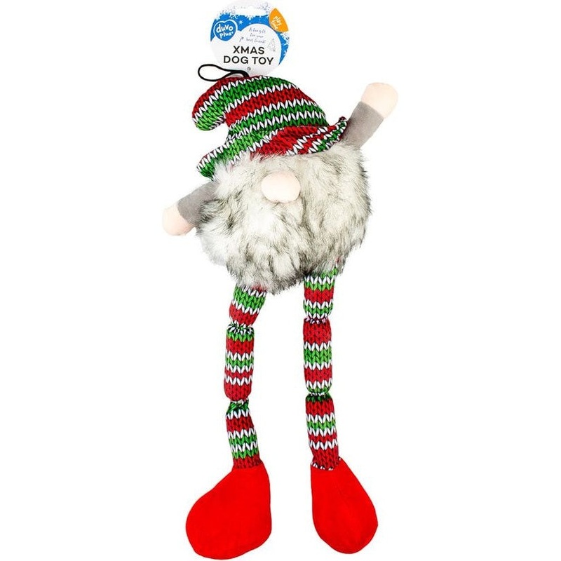 Xmas Plush long elf 26x46x12cm Multicolour