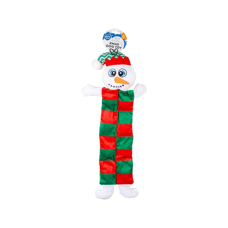 Xmas Plush snowman squeaky 49,5x22x6cm Multicolour